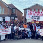 200 workers protest unpaid wages with the Naujawan Support Network in Brampton